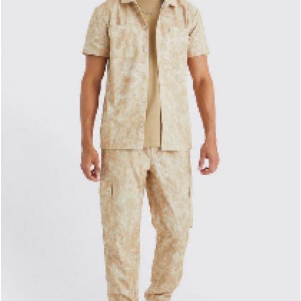 KHAKI BOOHOOMAN SET MEN $35
